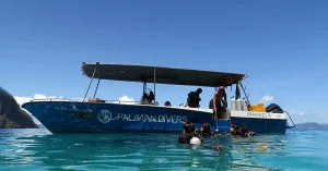 private boat diving el nido palawan divers