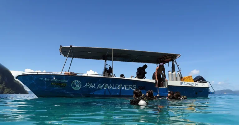 private boat diving el nido palawan divers