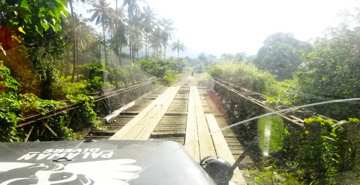 road to sibaltan palawan divers