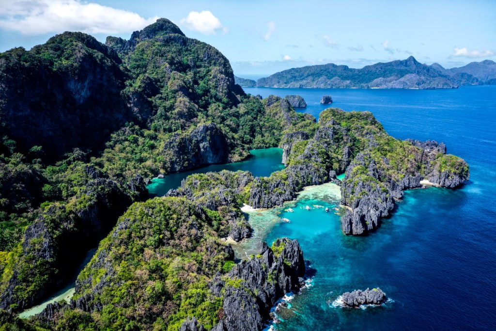 el nido island tours lagoon aerial palawan