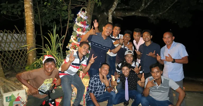 christmas party palawan divers