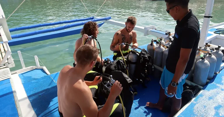 equipment assembly palawan divers
