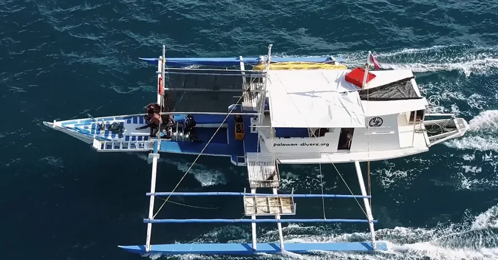 from above irawadi 2 palawan divers